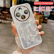 For Vivo iQOO Z10 5G 2025 Glitter Feather Pattern Silicone Soft Casing For Vivo iQOO Z10 iQOO Z10x V