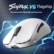 Scyrox เมาส์สำหรับเล่นเกมส์ V6โหมดไร้สายคู่อัตราการส่งคืน8Kเซ็นเซอร์3950 Pixartการเคลื่อนไหวของไมโคร