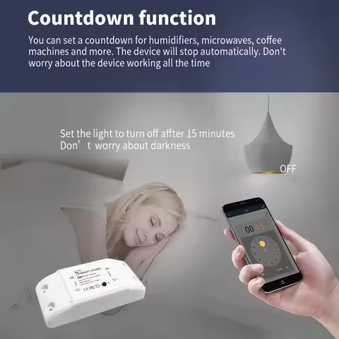 Tuya WiFi Smart Switch APP Wireless Controller Universal Breaker Timer Smart Life Work Switch Lnclud
