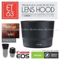 /TERBARU\ Lens Hood ET-63 for Canon EF-S 55-250MM F/4-5.6 IS STM