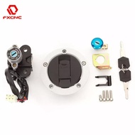 Motorcycle Ignition Switch Fuel Gas Cap Cover Seat Lock Key Set For Suzuki GSX1300R Hayabusa GSXR 1300 GSX 1300R 2008-20