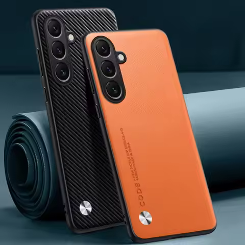 Luxury PU Leather Case For Samsung Galaxy A55 5G Back Cover Shockproof TPU Silicone Full Protection