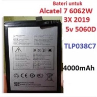Alcatel 3X 2019 5048I TLP038C7 Alcatel3x Battery Alcatel 7 6062W TLP038C1 4000mAh bateri 5048 50481 