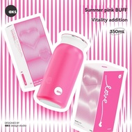 AKS 350ml Stainless Steel Thermos Cup Compact Insulated Water Bottle Portable Travel Mug Minimalist 