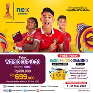Voucher Paket Piala Dunia Nex Parabola World Cup U 20 Timnas Indonesia