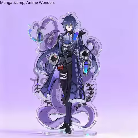 Genshin Impact Kyryll Chudomirovich Flins Neuvillette Anime Game Acrylic Cosplay Stand Decor Standin