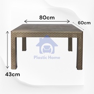 Jolly Plastic Multifunction Center Low Coffee Tea Sala Table / Modern Plastic Rattan Center Low Tabl