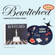 Bewitched CD Sticker Sheets, Laufey Stickers, Bewitched Laufey Inspired, Waterproof Stickers, Decora