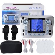 ไฟฟ้า EMS เครื่องกระตุ้นกล้ามเนื้อฝังเข็ม Pain Relief Pulse Body Massager Tens กายภาพบำบัด Slimming Machine Electrostimulator