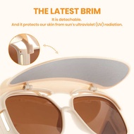 Cyxus [New] Multifunctional Polarized Sunglasses Tea