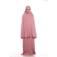 Leanen Telekung Maryam - Light Pink