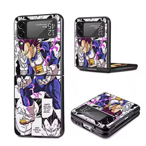 Anime DragonS BallS Phone Case for Samsung Galaxy Z Flip 3 Z Flip 5 Z FLIP 6 Z Flip Back Cover