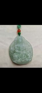 翡翠文殊菩薩吊墜 (換購價100元)