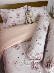 ชุดผ้าปูที่นอนครบเซ็ต 7 ชิ้น ขนาด 3.5 5 และ 6 ฟุต