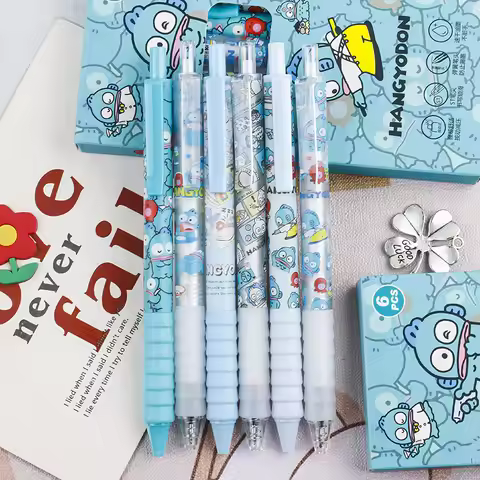 24 Pcs Wholesale Cute Cartoon Clownfish Cloud-held Press Neutral Pens, Student Exam Brush Questions 