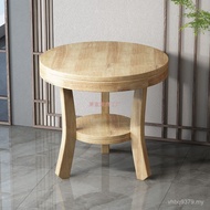 Solid Wood e0 Chinese Style Can Make Fully Casual Tea Coffee Table Grade Lacquer Round Table Rubber 