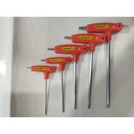 Standard red T-handle hexagon 2 / 3 / 4 / 5 / 6mm