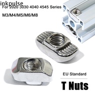 INKPULSE​ Thread T Nut M3-M8 Multi Size Home Improvement EU Standard Carbon Steel Hardware