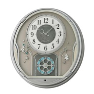 Seiko QXM375ST Westminster 18 Analogue Melodies Musical Wall Clock