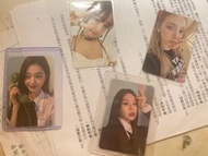 150全圖4张150張元英小卡，itzy 小卡，柳智敏小卡，Ive小卡