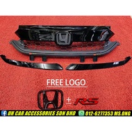 Honda City 2020 2021 GN2 RS Front Grill Grille *FOC RS &amp; H Emblem Logo* [READY STOCK]