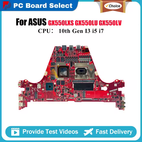GX550LXS Laptop Motherboard For ASUS ROG Zephyrus Duo GX550LXS GX550LV GX550LS GX550 GX550LW GX550LU