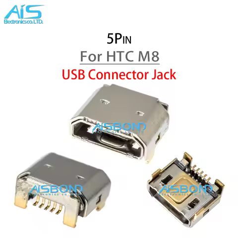 10Pcs/Lot Type-C USB Mobile Charger Connector Jack Charging port dock For HTC ONE M8 M8T M8W M8D M9 