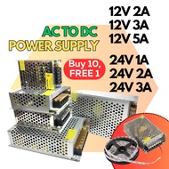 (12V | 24V) 1A/2A/3A/5A AC To DC Power Supply Unit / Switching Power Supply / Power Supply for LED /