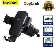 Baseus Age 3 Brand Air Vent Mount Car Phone Holder for 4.7 - 7.2 inch Phone SamSun