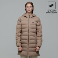 National Geographic - 女裝MILVUS輕便中長版連帽羽絨外套