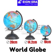 Rotating World Globe Earth Atlas Map Rotating Desk Stand Geography World Globe (Diameter 10cm / 14.2