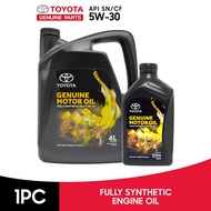 Toyota Genuine Fully Synthetic 5w30 Gasoline / Diesel Engine / Motor Oil 08880-83860 | 08880-83861