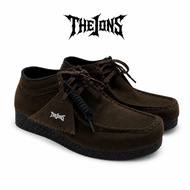 THEJONS Wallabee Chunky Casual Shoes Premium Suede Material Clarks Concept - Brown
