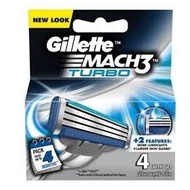 GILLETTE MACH3 TURBO 4 CARTRIDGES