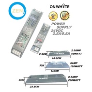 ZEN POWER SUPPLY 24V 2.5AMP/ 5AMP / 8.5AMP VOLTAGE INVERTER CONVERTER 240V TO 24VDC