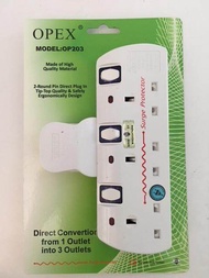 T-Type 3 Gang Heavy Duty Extension Round With Pin Direct Plug Adapter