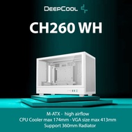 Deepcool CH260 White M-ATX Computer Case