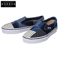 Vans x FDMTL V98R 海軍藍一腳蹬運動鞋，22.5碼 [二手]