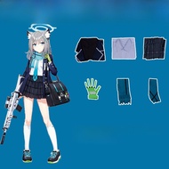 Two Trendy Sand Wolf White Son Cosplay Costume Blue Archive ABYDOS Sand Wolf City Boy ชุดคอสเพลย์สำห