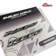 HONDA REVO 3D RAISED ACRYLIC EMBLEM REVO BODY COVER ACCESSORIES/
