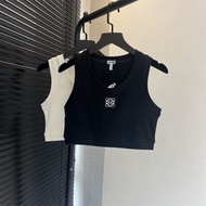 LOEWE 刺繡短裝背心  有彈性 size S M L