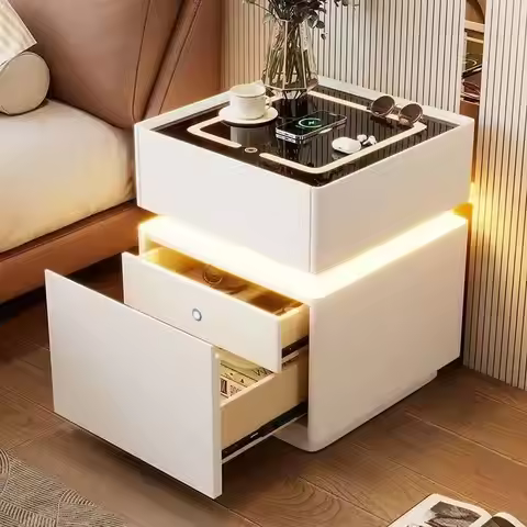 Simple Nordic Drawers De Bedroom Storage Bedside Table Nightstand Minimalist Comodas Modern Quarto T
