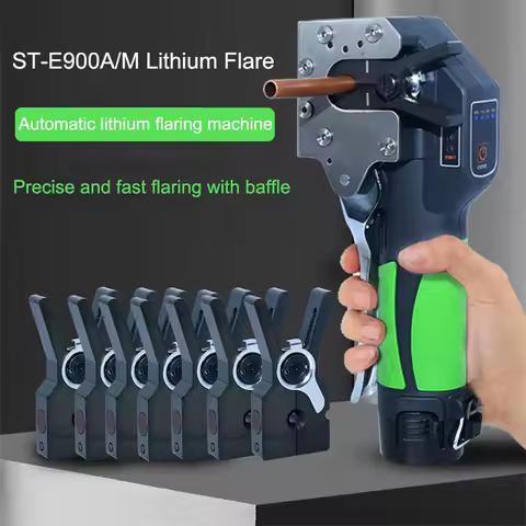 ST-E900A Automatic Lithium Battery Electric Power Copper Tube Flare Tool Air Conditioner Refrigerato