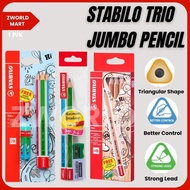 Stabilo Trio Jumbo 364-BL6 2B Pencil / 364-BL3 & 362 X 6’s HB Pencil Stabilo Pencil Jumbo Pencil