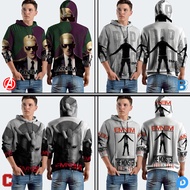 Eminem Hoodie Jumper Fullprint Pullover Hoodie Polyester Jersey Material | EM-12001