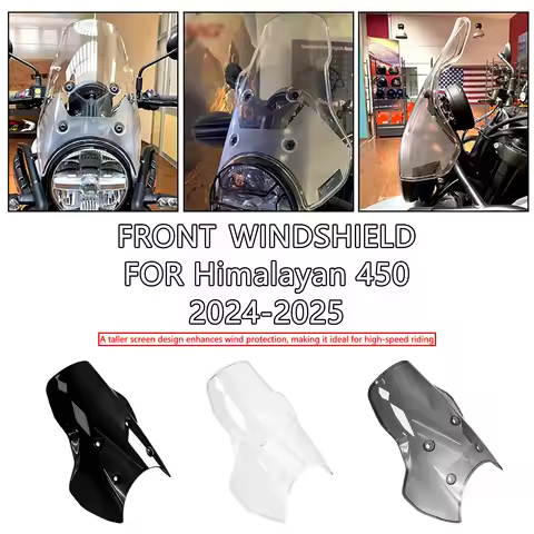 NEW Himalayan 450 Motorcycle Windshield For HIMALAYAN 450 Himalayan452 Himalayan450 2024 2025 Windsc