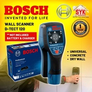 SYK BOSCH D-Tect 120 Professional Universal Detector Wall Scanner Metal Detector Alat Pengesan Logam
