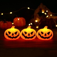 Halloween Decoration LED Bat Light Plastic Ghost Lamp Haunted House Atmosphere Party Props