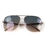 狀況極佳 △ TOM FORD FORD TF669 28B Jude 雙梁太陽眼鏡，金色和黑色，60□15 145，帶盒子和眼鏡盒，意大利​​製造，男士款。