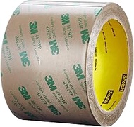 3M 467MP Clear Adhesive Transfer Tape, 3" width x 20yd length (1 roll)